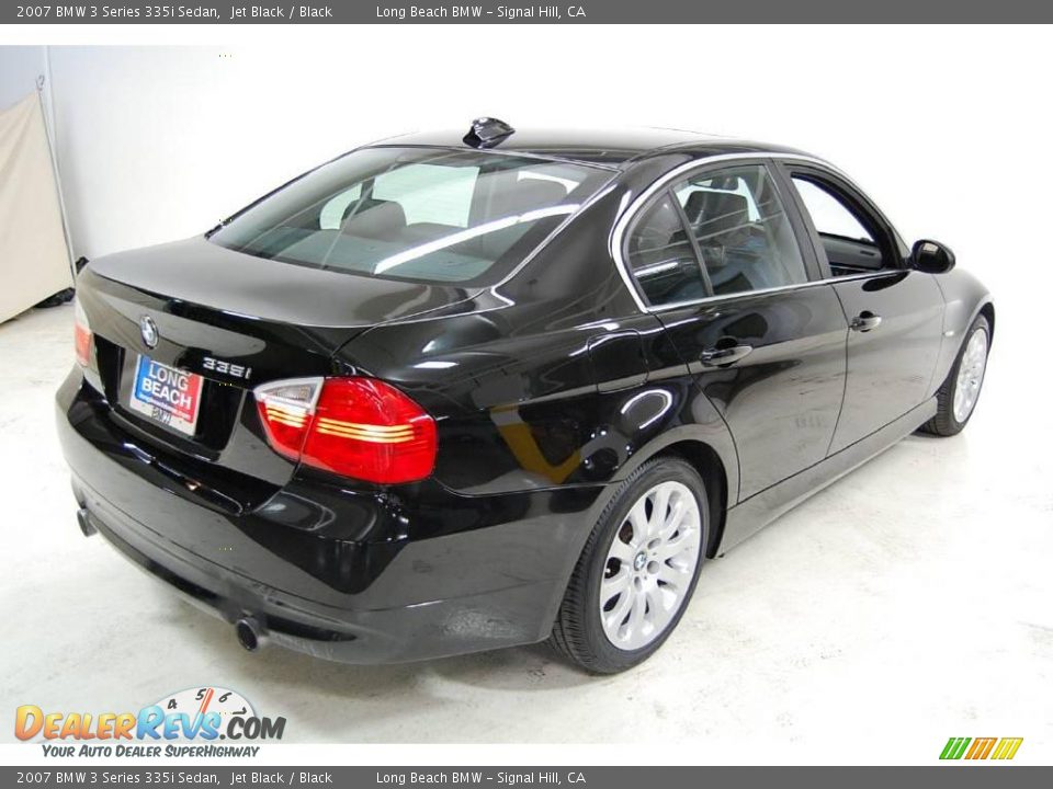 2007 BMW 3 Series 335i Sedan Jet Black / Black Photo #5