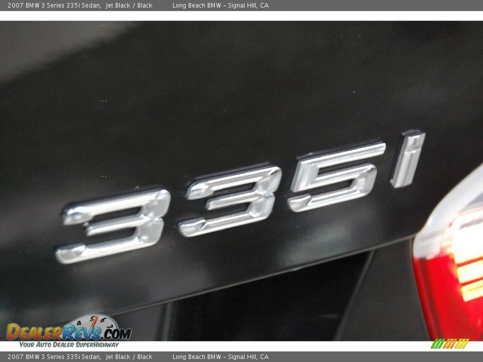 2007 BMW 3 Series 335i Sedan Jet Black / Black Photo #7