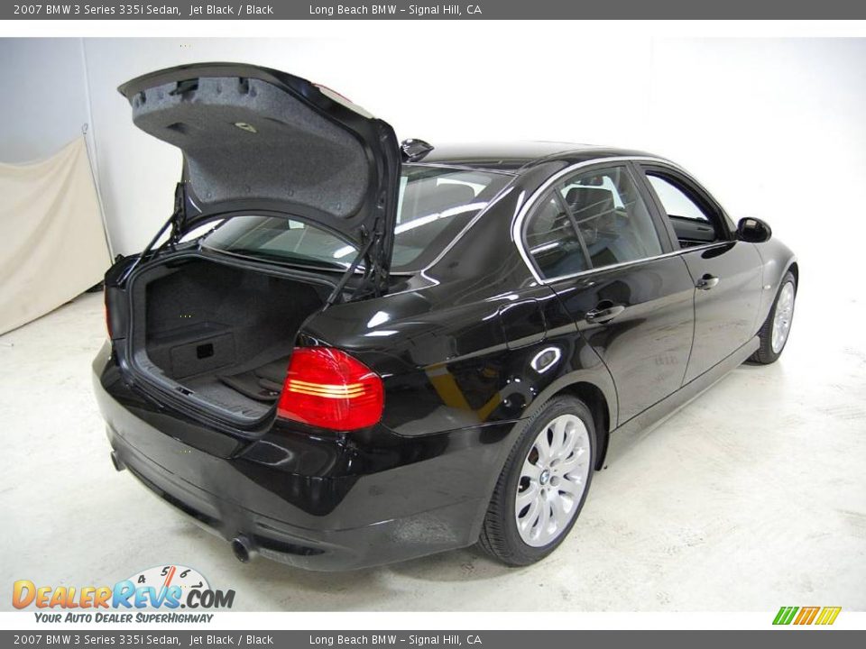 2007 BMW 3 Series 335i Sedan Jet Black / Black Photo #9