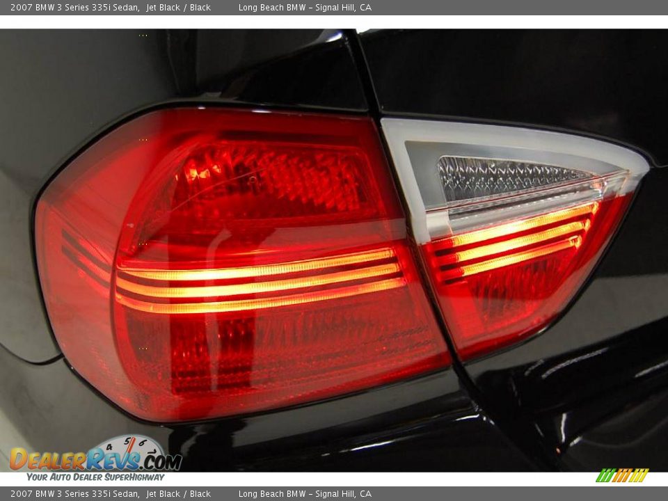 2007 BMW 3 Series 335i Sedan Jet Black / Black Photo #10
