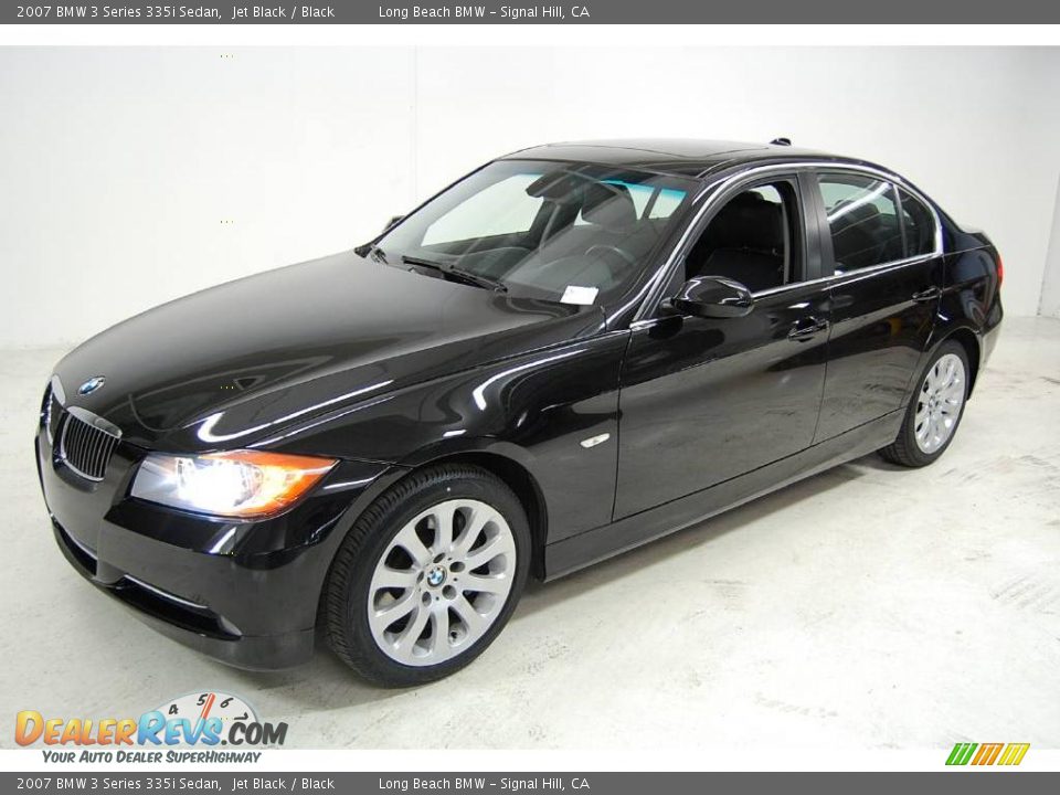 2007 BMW 3 Series 335i Sedan Jet Black / Black Photo #11