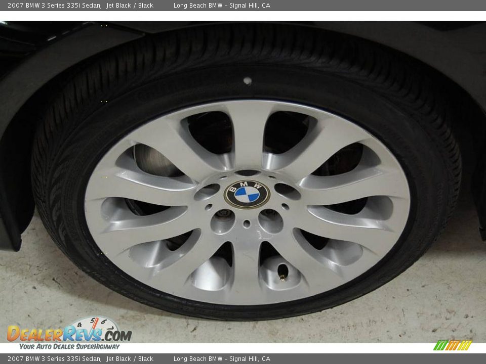 2007 BMW 3 Series 335i Sedan Jet Black / Black Photo #13