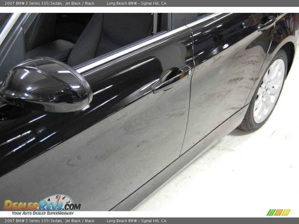 2007 BMW 3 Series 335i Sedan Jet Black / Black Photo #14
