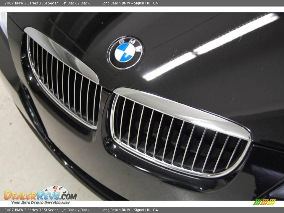 2007 BMW 3 Series 335i Sedan Jet Black / Black Photo #15
