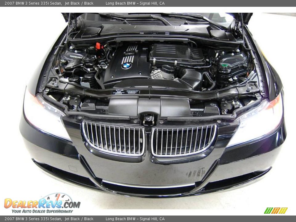 2007 BMW 3 Series 335i Sedan Jet Black / Black Photo #17