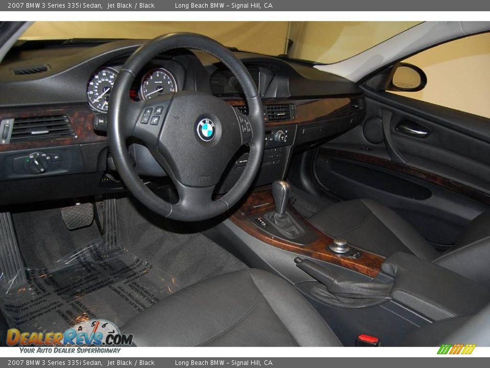 2007 BMW 3 Series 335i Sedan Jet Black / Black Photo #19