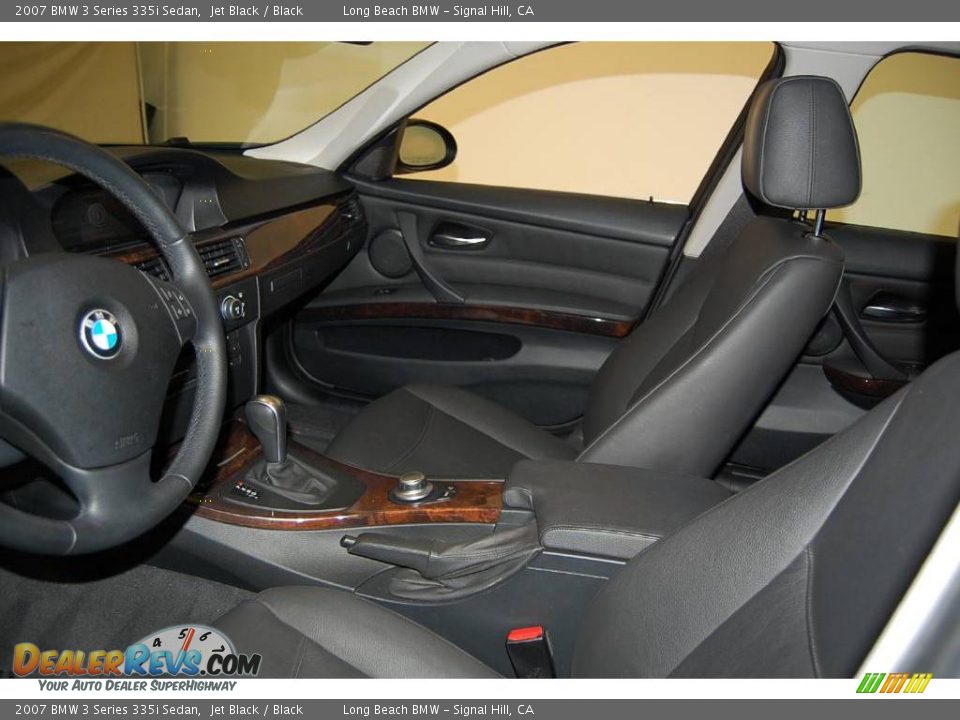2007 BMW 3 Series 335i Sedan Jet Black / Black Photo #20