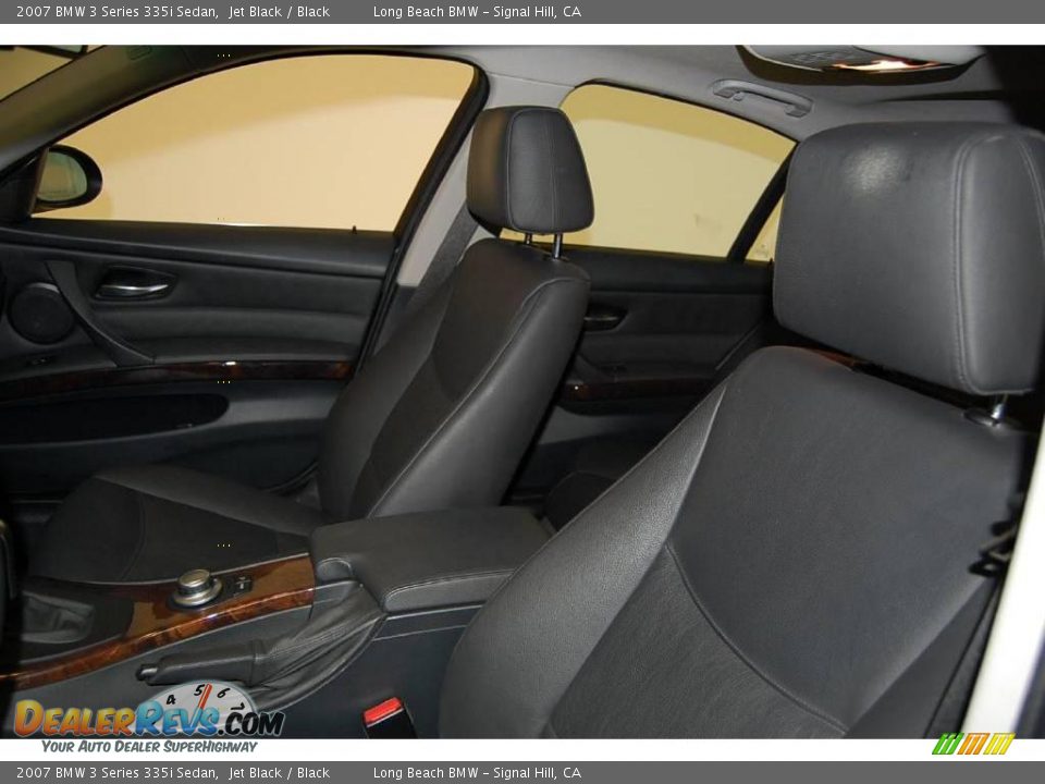 2007 BMW 3 Series 335i Sedan Jet Black / Black Photo #21