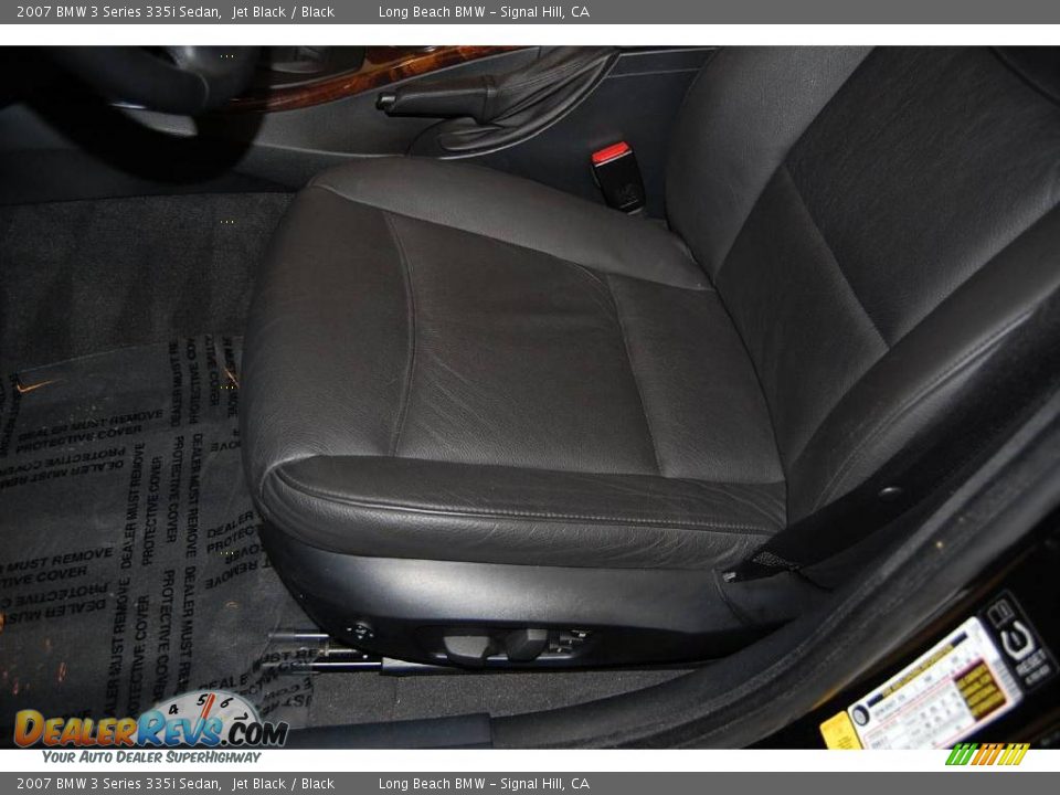 2007 BMW 3 Series 335i Sedan Jet Black / Black Photo #22