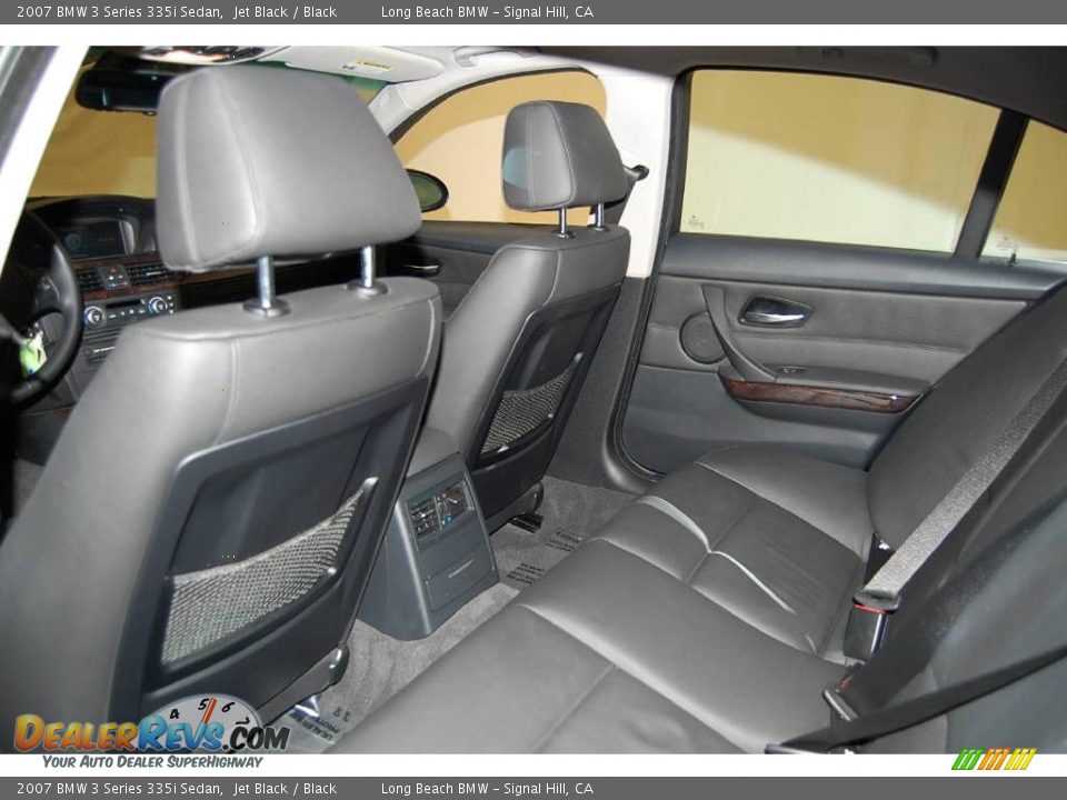 2007 BMW 3 Series 335i Sedan Jet Black / Black Photo #25