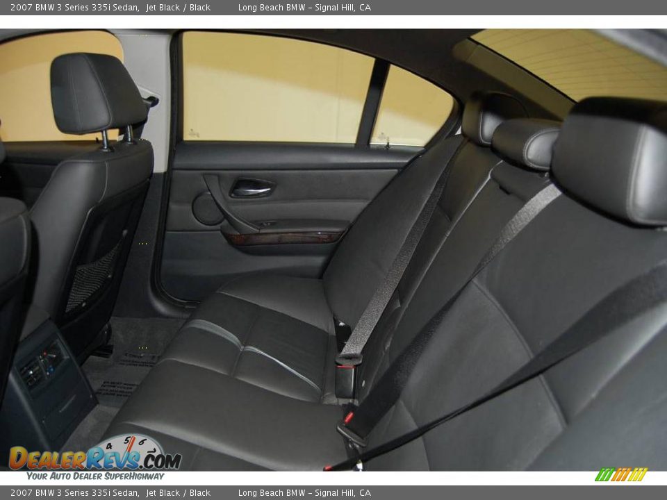 2007 BMW 3 Series 335i Sedan Jet Black / Black Photo #26