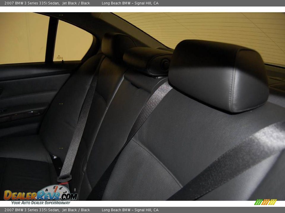 2007 BMW 3 Series 335i Sedan Jet Black / Black Photo #27