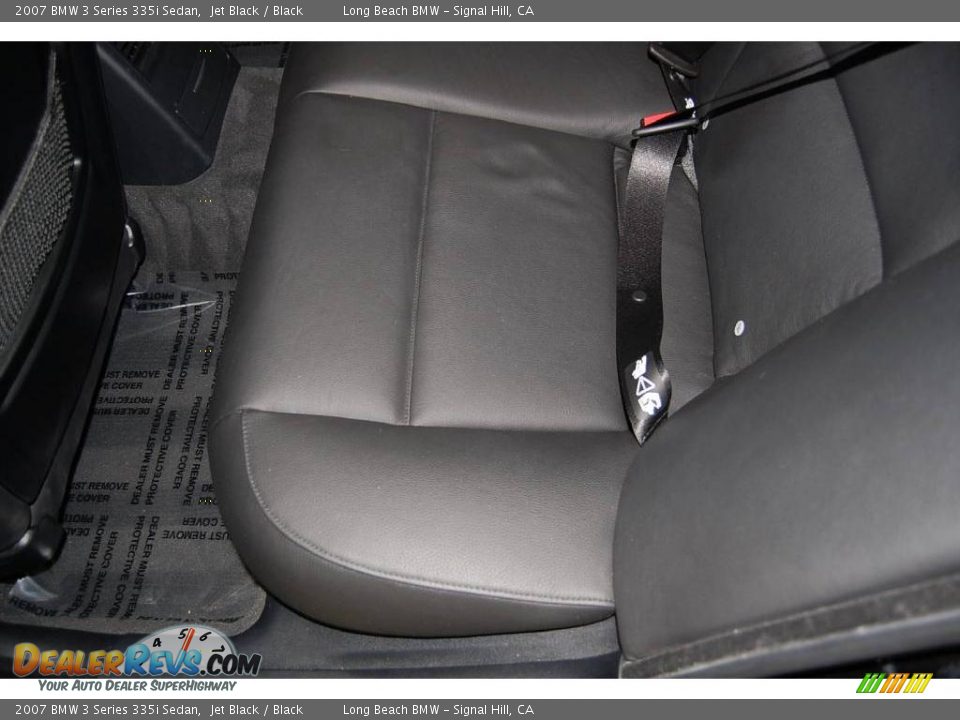 2007 BMW 3 Series 335i Sedan Jet Black / Black Photo #28