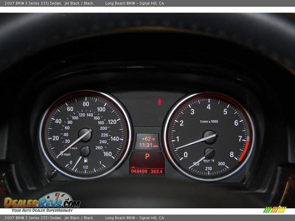 2007 BMW 3 Series 335i Sedan Jet Black / Black Photo #31