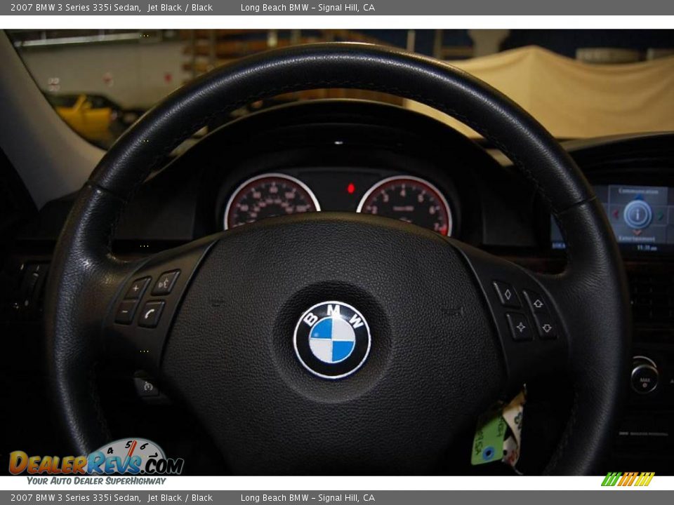 2007 BMW 3 Series 335i Sedan Jet Black / Black Photo #32