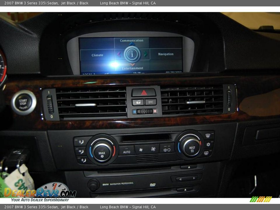2007 BMW 3 Series 335i Sedan Jet Black / Black Photo #34