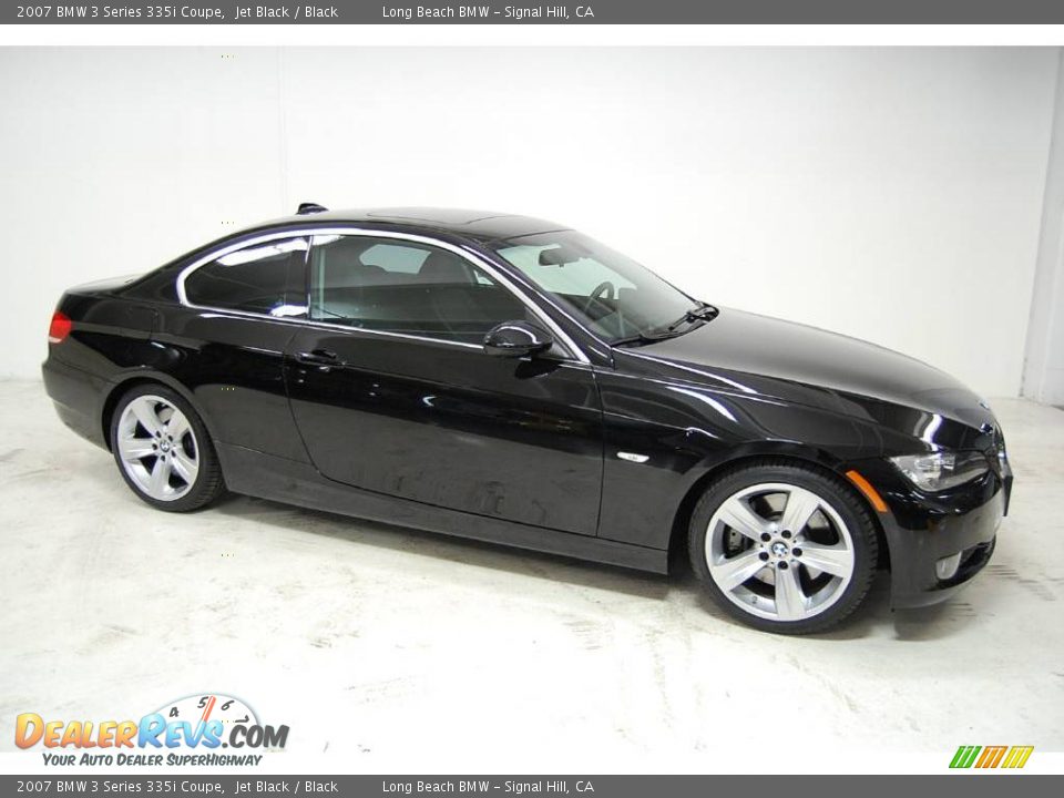 2007 BMW 3 Series 335i Coupe Jet Black / Black Photo #2