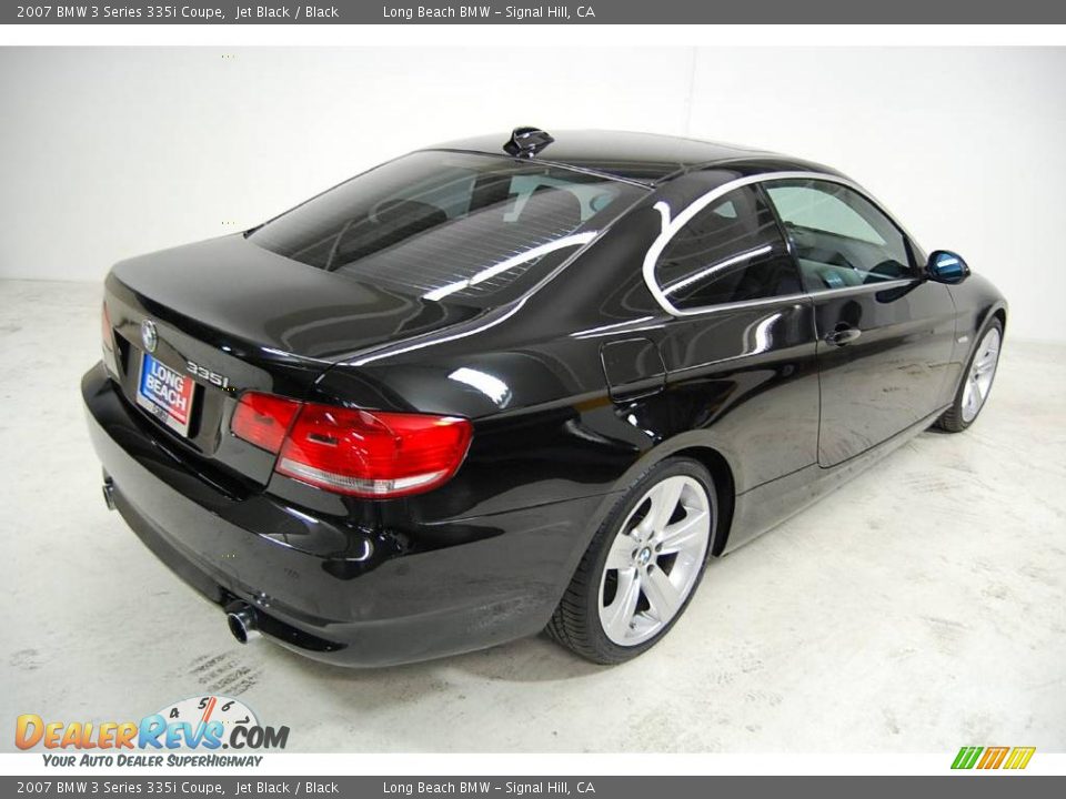 2007 BMW 3 Series 335i Coupe Jet Black / Black Photo #6