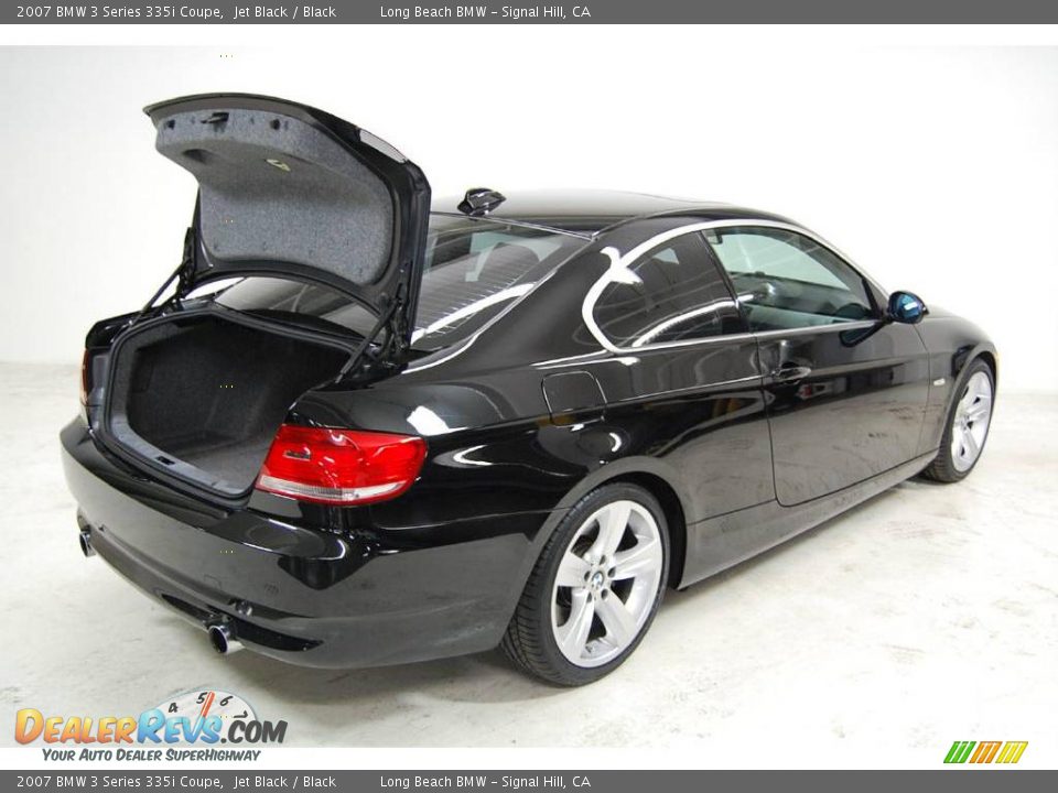 2007 BMW 3 Series 335i Coupe Jet Black / Black Photo #9