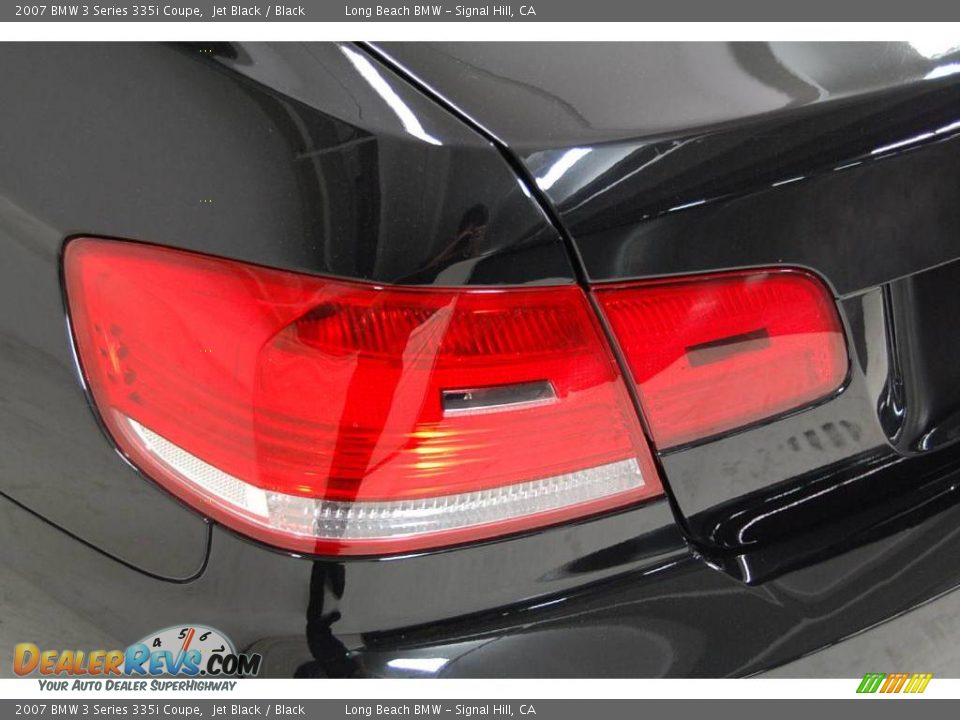 2007 BMW 3 Series 335i Coupe Jet Black / Black Photo #10