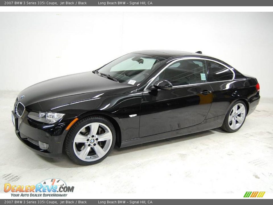 2007 BMW 3 Series 335i Coupe Jet Black / Black Photo #11