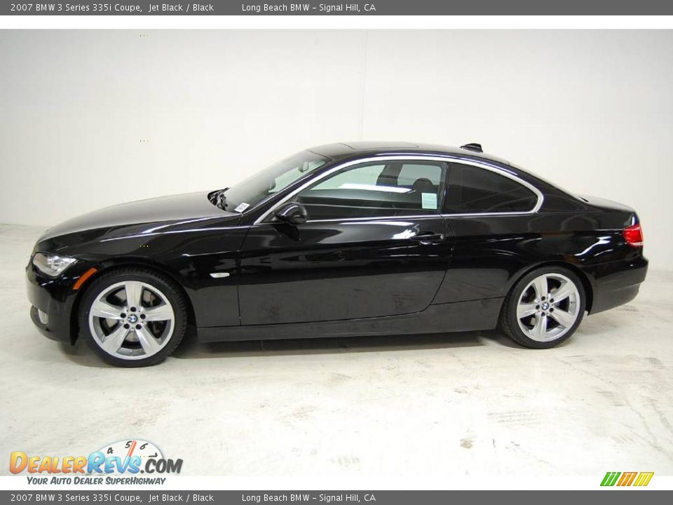 2007 BMW 3 Series 335i Coupe Jet Black / Black Photo #12
