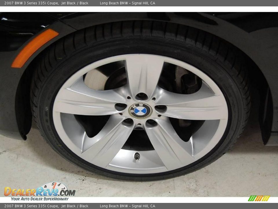 2007 BMW 3 Series 335i Coupe Jet Black / Black Photo #13