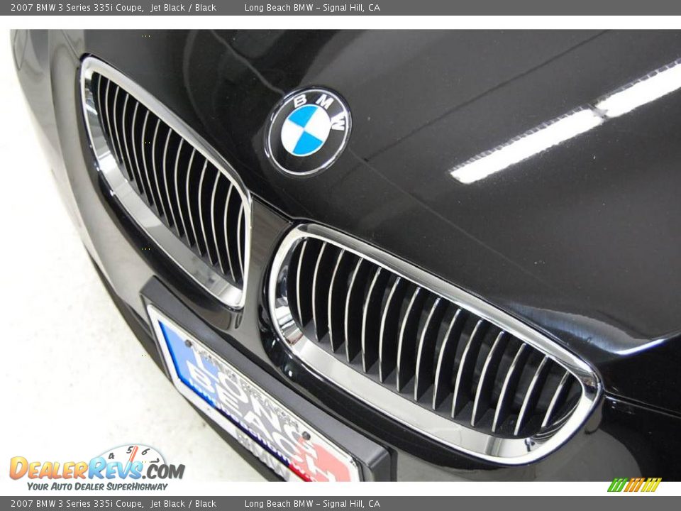 2007 BMW 3 Series 335i Coupe Jet Black / Black Photo #14