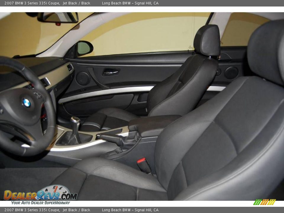 2007 BMW 3 Series 335i Coupe Jet Black / Black Photo #19