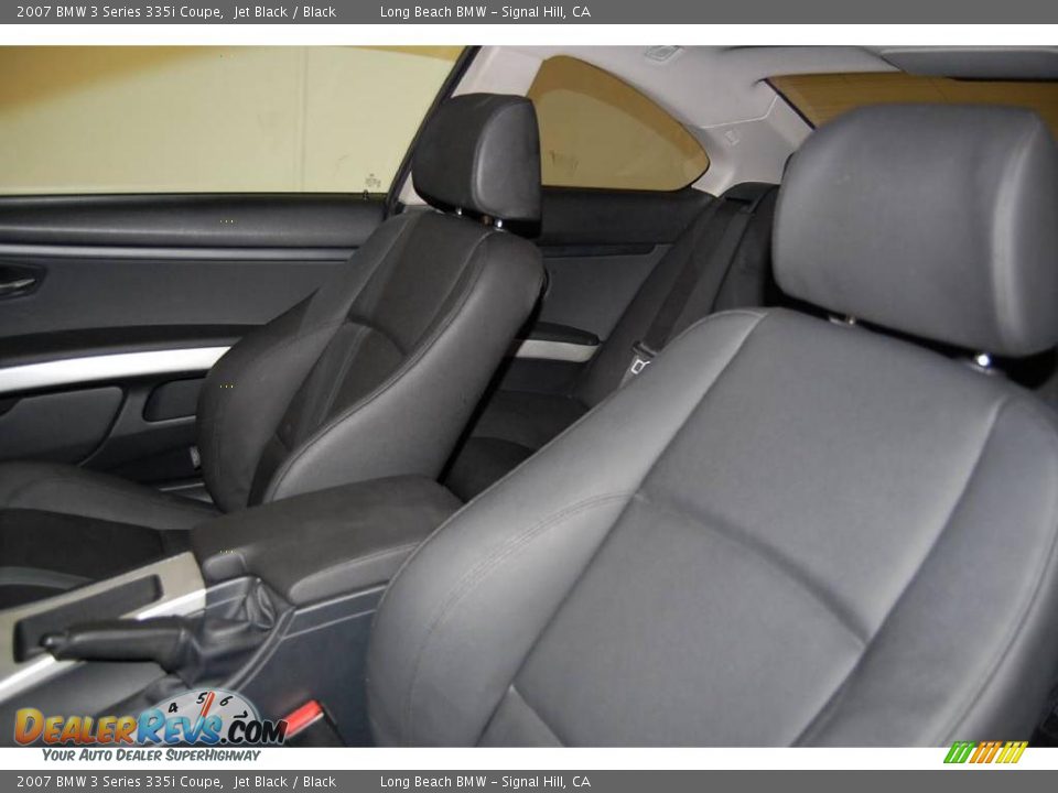 2007 BMW 3 Series 335i Coupe Jet Black / Black Photo #20