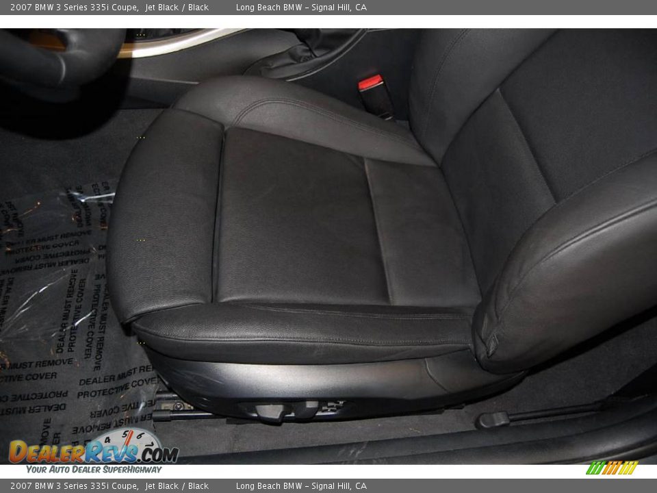 2007 BMW 3 Series 335i Coupe Jet Black / Black Photo #21