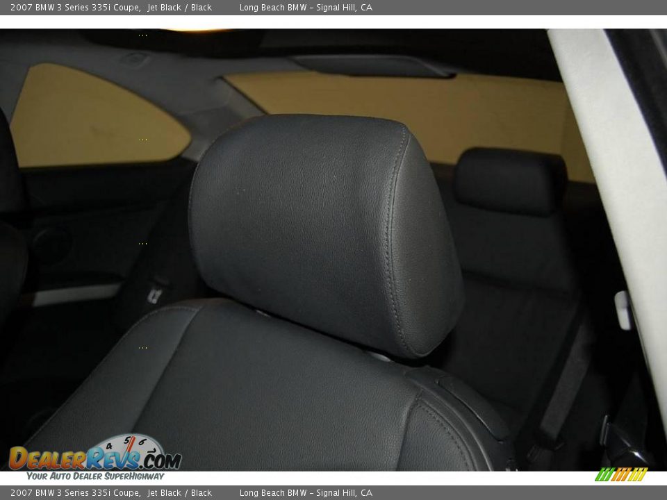 2007 BMW 3 Series 335i Coupe Jet Black / Black Photo #22