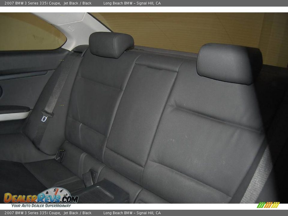 2007 BMW 3 Series 335i Coupe Jet Black / Black Photo #25