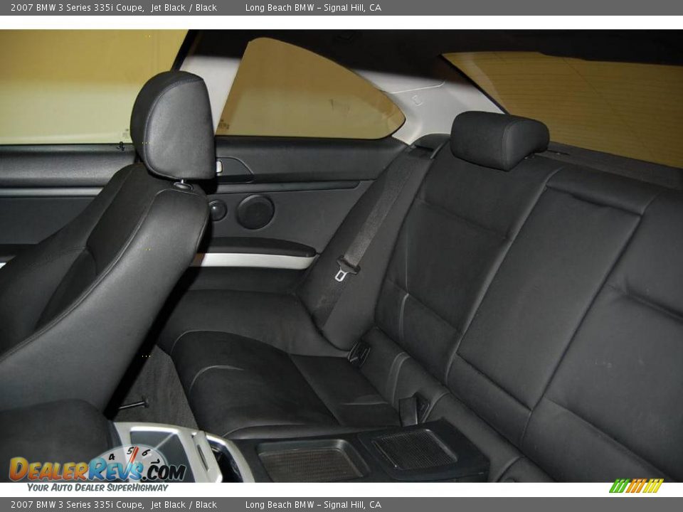 2007 BMW 3 Series 335i Coupe Jet Black / Black Photo #26