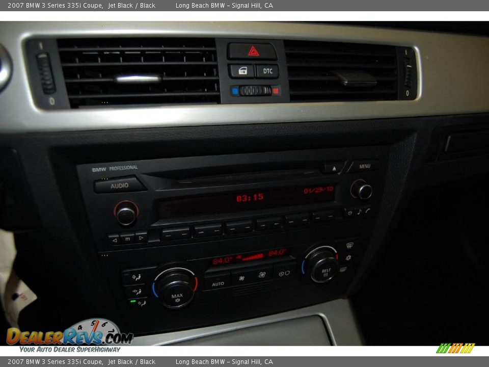 2007 BMW 3 Series 335i Coupe Jet Black / Black Photo #31