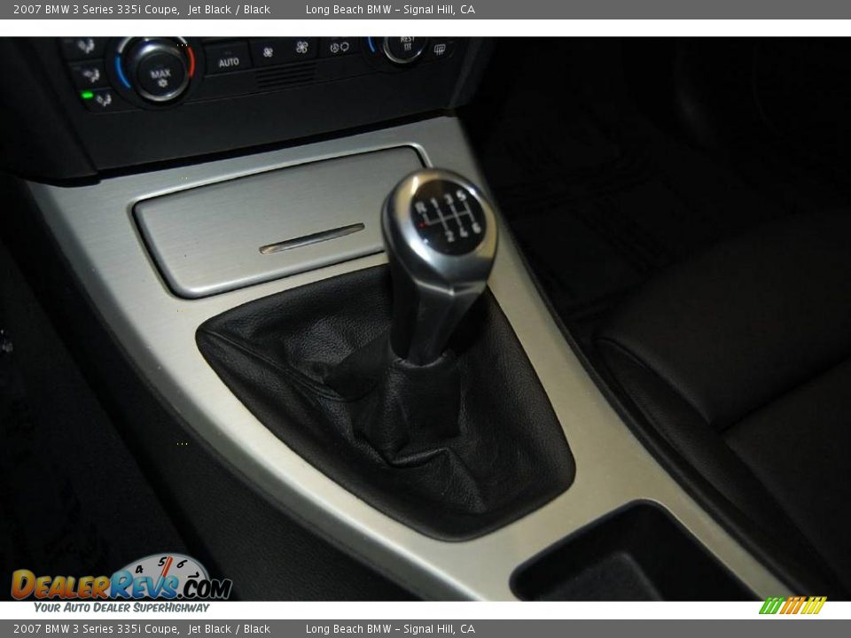 2007 BMW 3 Series 335i Coupe Jet Black / Black Photo #33