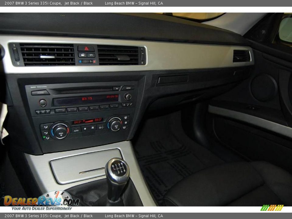 2007 BMW 3 Series 335i Coupe Jet Black / Black Photo #34