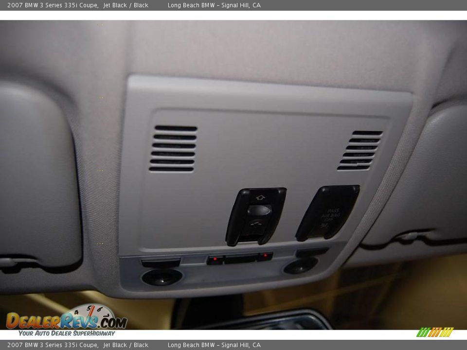 2007 BMW 3 Series 335i Coupe Jet Black / Black Photo #35