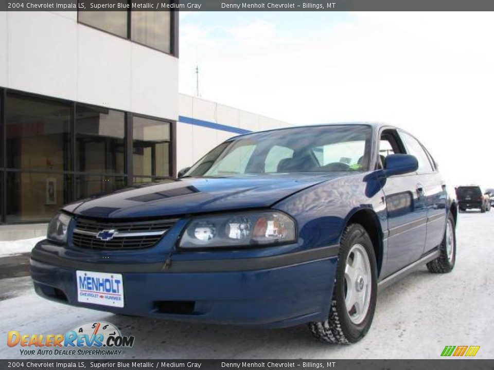 2004 Chevrolet Impala LS Superior Blue Metallic / Medium Gray Photo #2