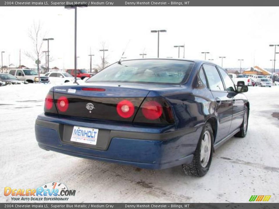 2004 Chevrolet Impala LS Superior Blue Metallic / Medium Gray Photo #5