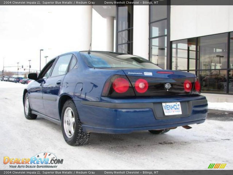 2004 Chevrolet Impala LS Superior Blue Metallic / Medium Gray Photo #6