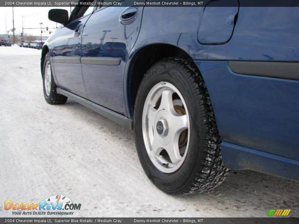 2004 Chevrolet Impala LS Superior Blue Metallic / Medium Gray Photo #7