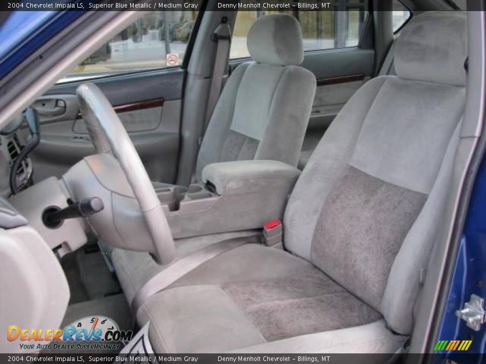 2004 Chevrolet Impala LS Superior Blue Metallic / Medium Gray Photo #9