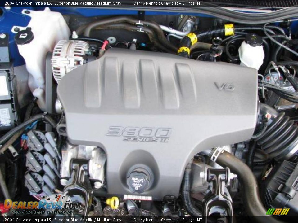 2004 Chevrolet Impala LS Superior Blue Metallic / Medium Gray Photo #12