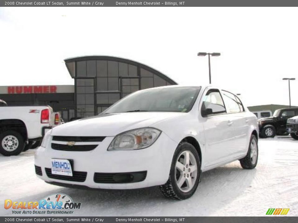 2008 Chevrolet Cobalt LT Sedan Summit White / Gray Photo #2