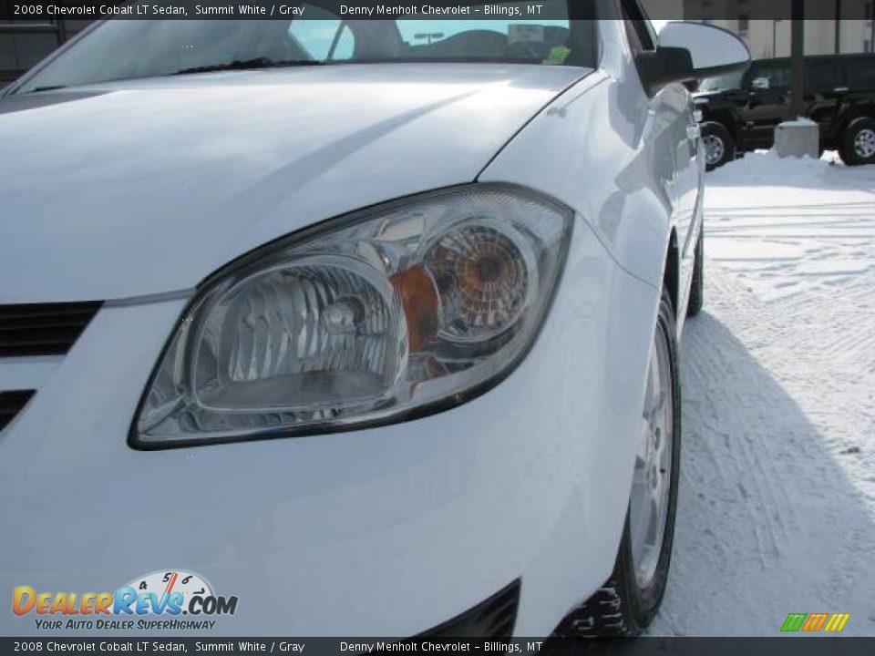 2008 Chevrolet Cobalt LT Sedan Summit White / Gray Photo #3
