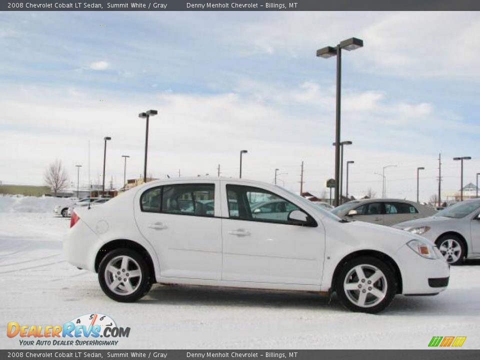 2008 Chevrolet Cobalt LT Sedan Summit White / Gray Photo #5