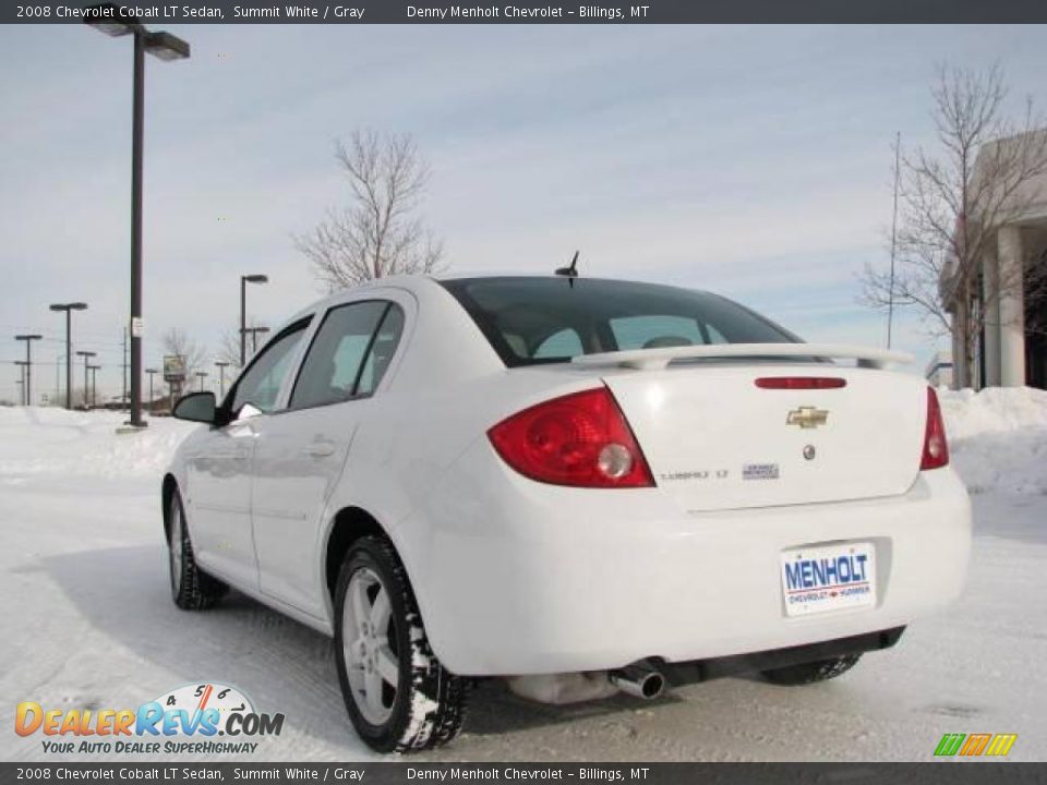 2008 Chevrolet Cobalt LT Sedan Summit White / Gray Photo #7