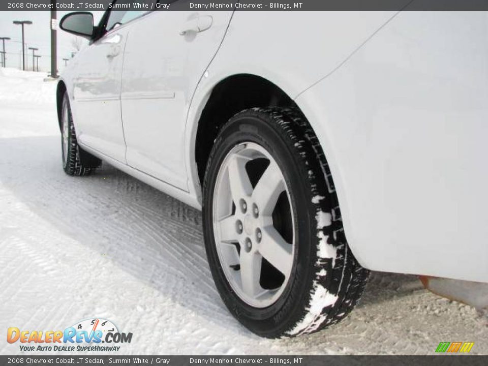 2008 Chevrolet Cobalt LT Sedan Summit White / Gray Photo #8