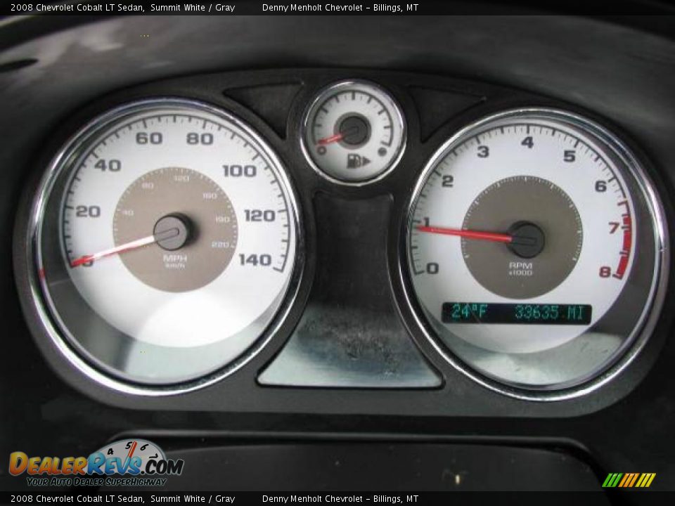 2008 Chevrolet Cobalt LT Sedan Summit White / Gray Photo #13